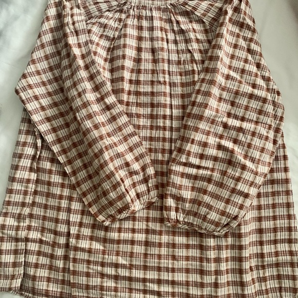 PLAID TUNIC TOP - Picture 2 of 3